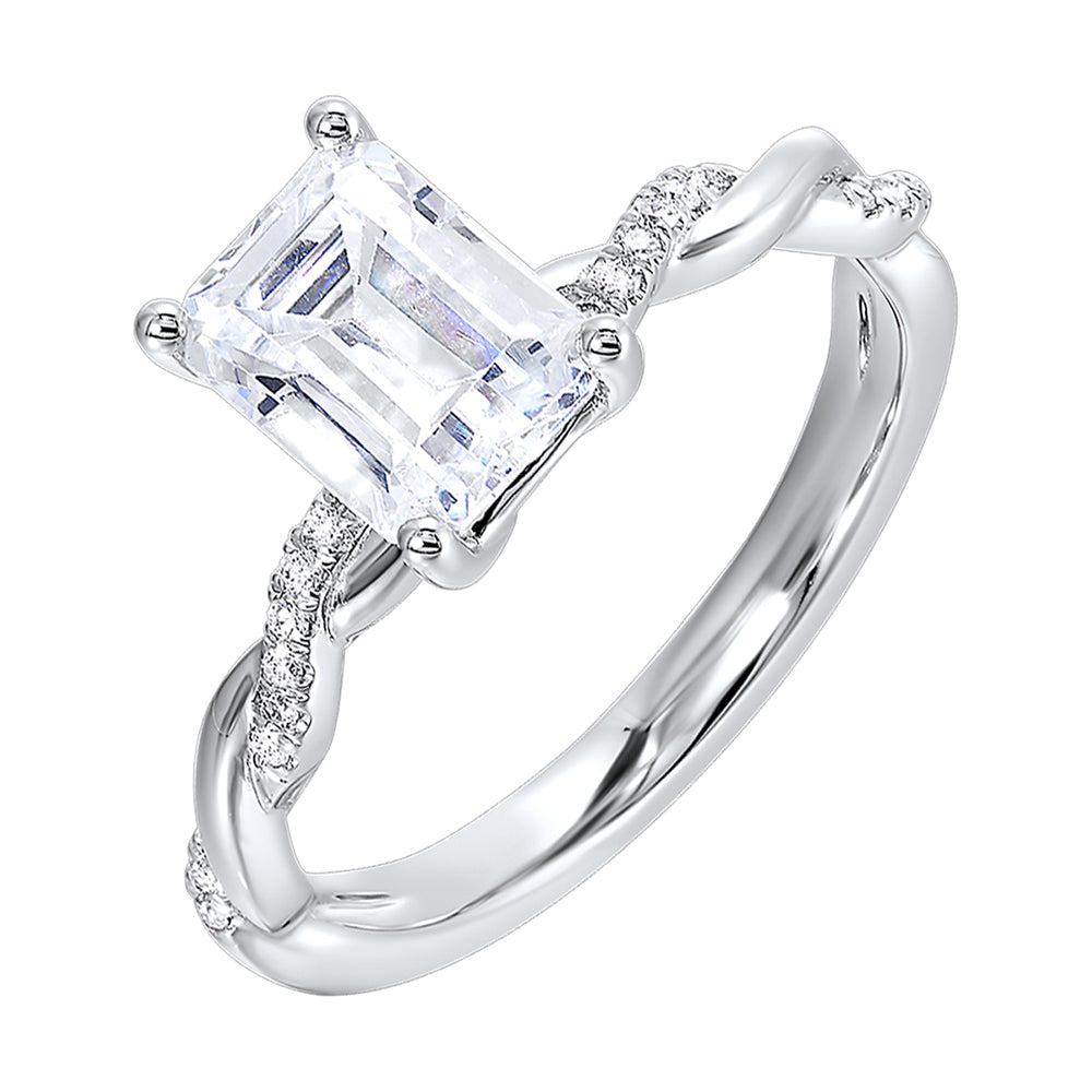14Kt White Gold Diamond 1/15Ctw Ring