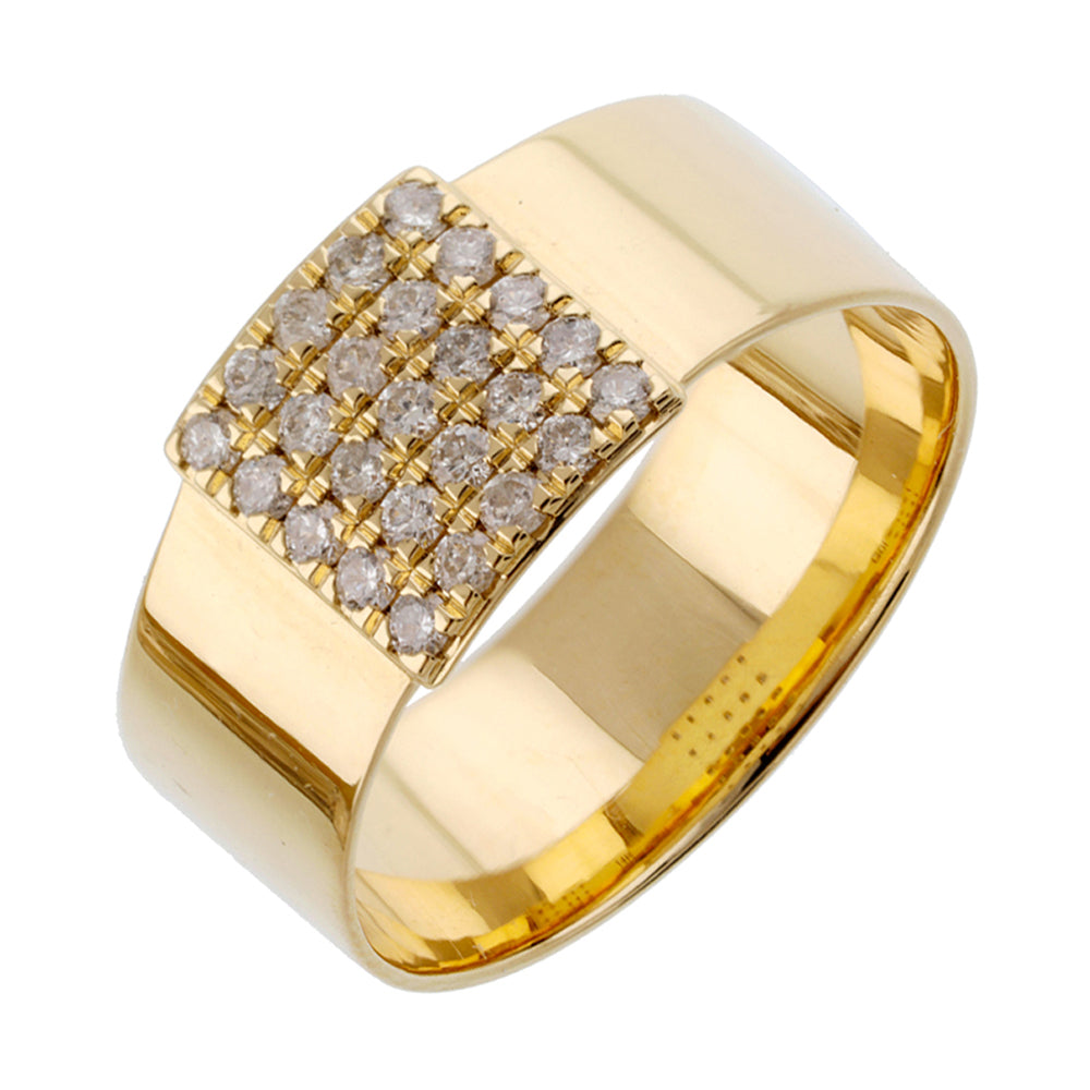 14Kt Yellow Gold Diamond 1/3Ctw Ring