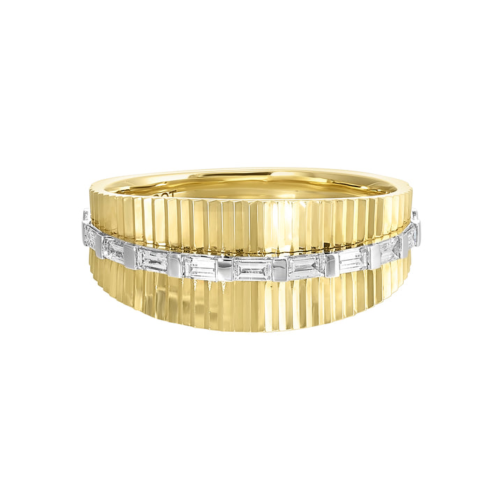 14Kt Yellow Gold Diamond 1/4Ctw Ring