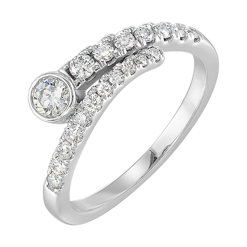 14Kt White Gold Diamond 1/2Ctw Ring