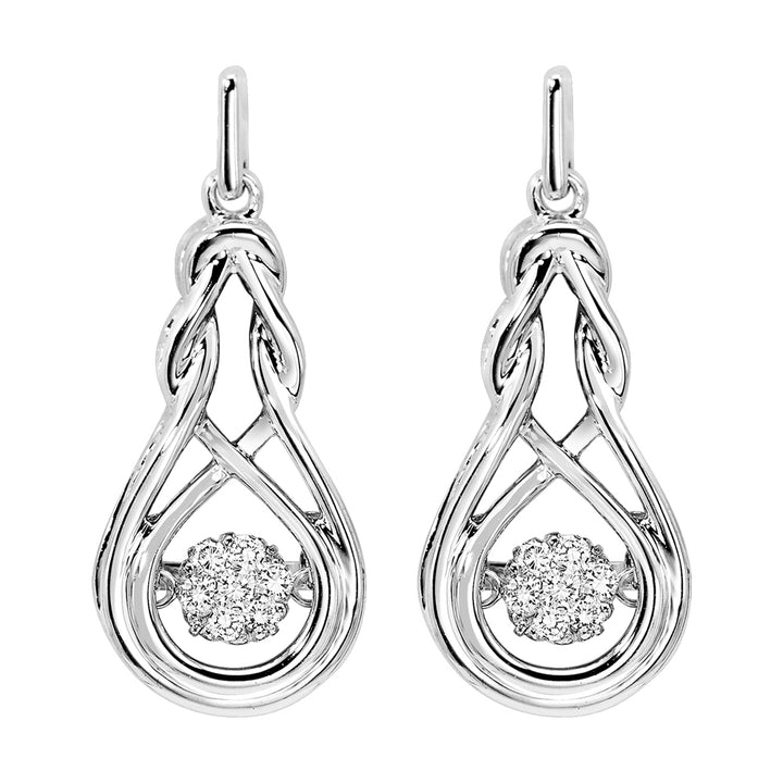 14Kt White Gold Diamond 1/7Ctw Earring