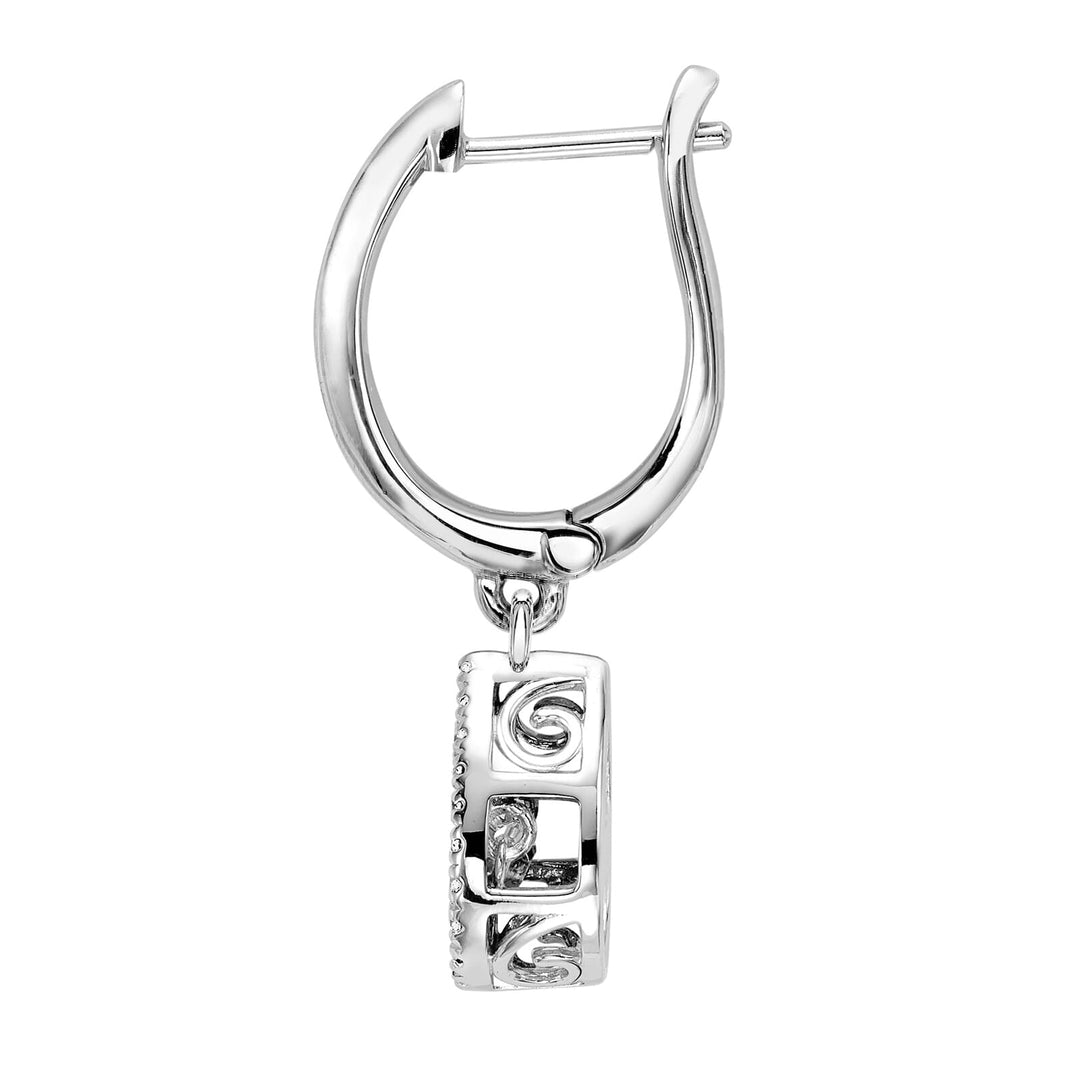 10Kt White Gold Diamond 1/5Ctw Earring