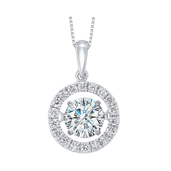 14Kt White Gold Diamond 2 3/8Ctw Pendant