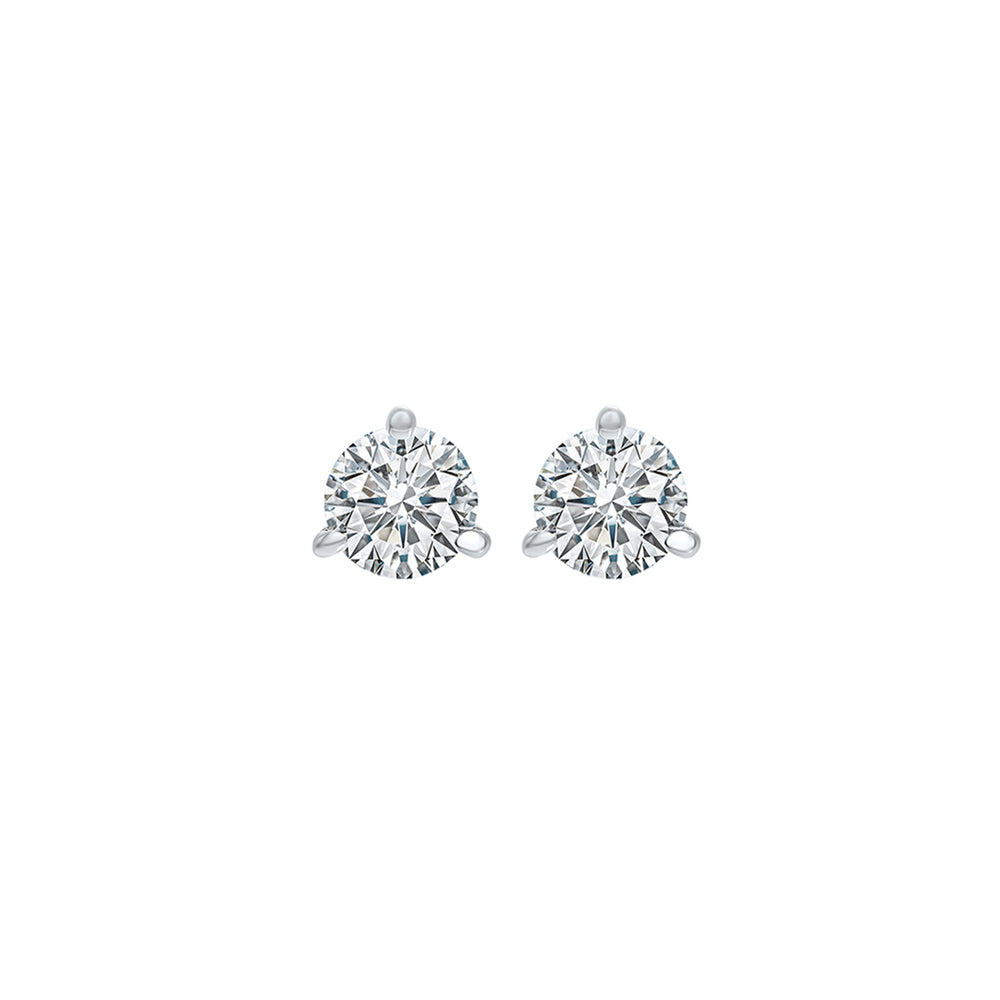 18Kt White Gold Diamond 1/5Ctw Earring