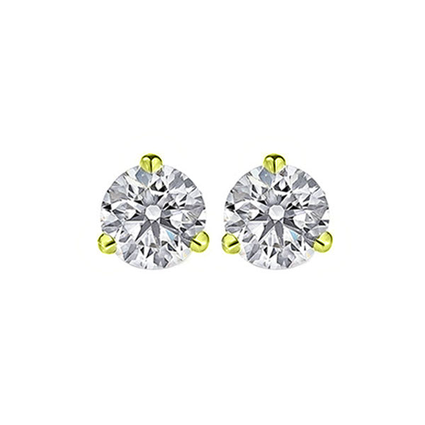 18Kt Yellow Gold Diamond 1 1/4Ctw Earring