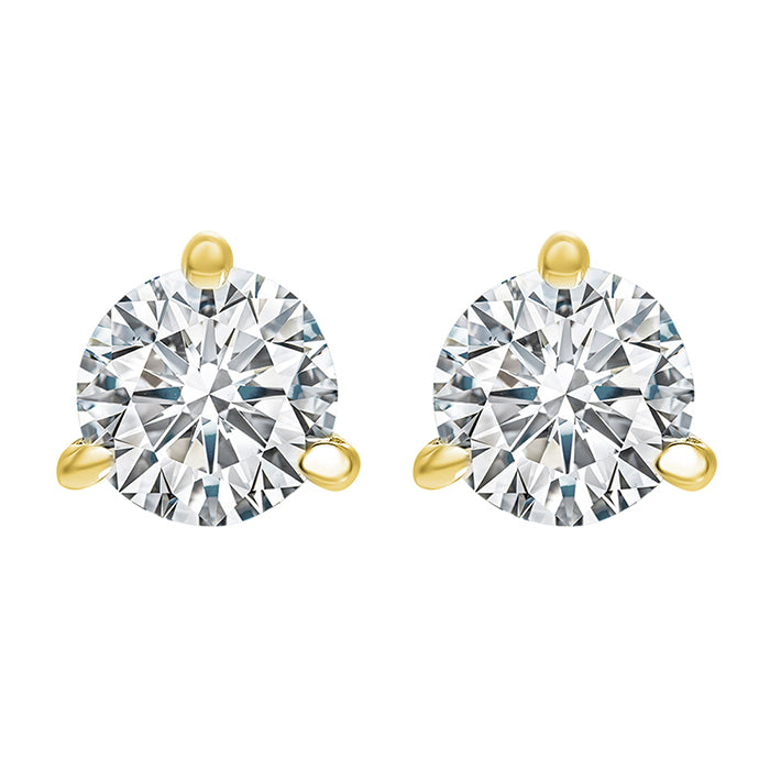 18Kt Yellow Gold Diamond 2Ctw Earring