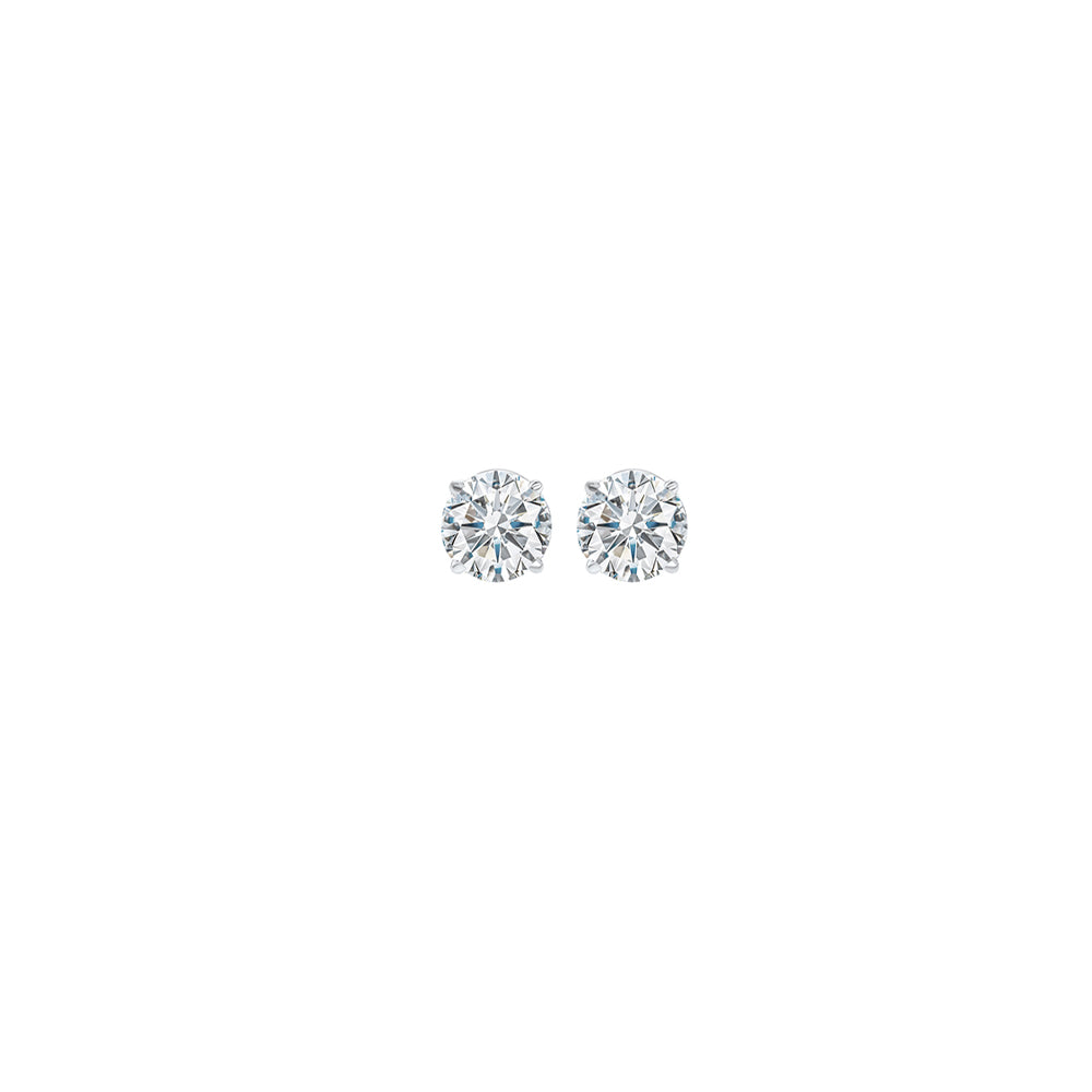 14Kt Rose Gold Diamond 1/10Ctw Earring