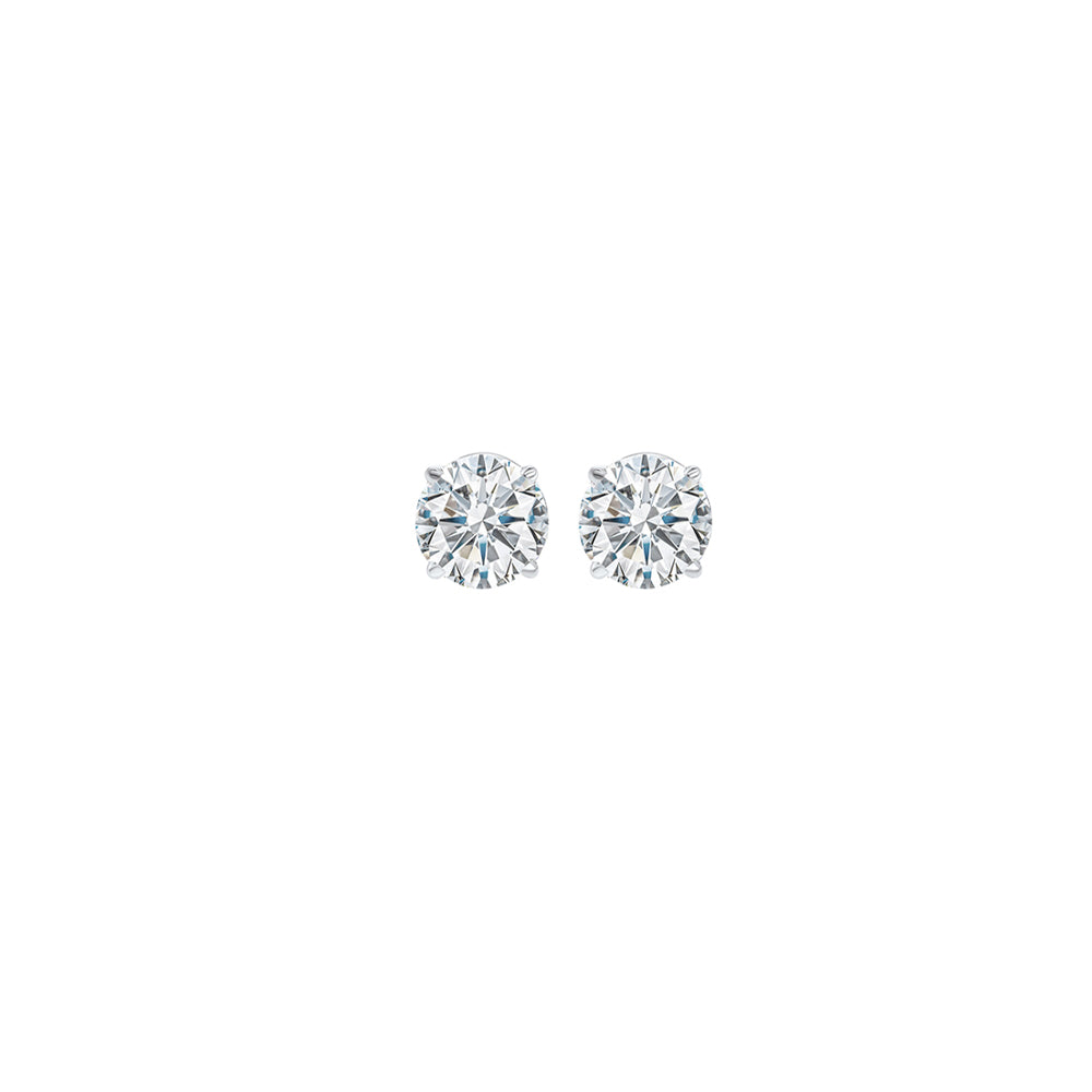 14Kt White Gold Diamond 1/7Ctw Earring