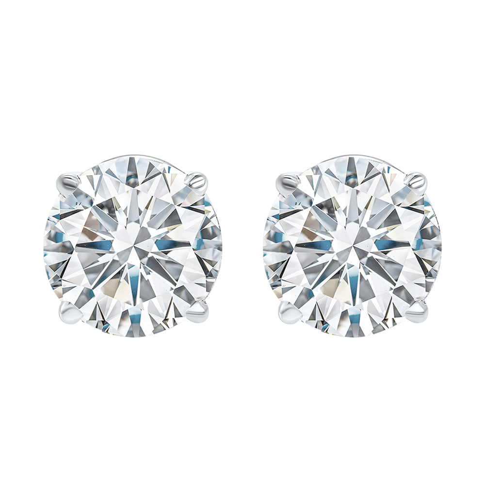 14Kt White Gold Diamond 1Ctw Earring