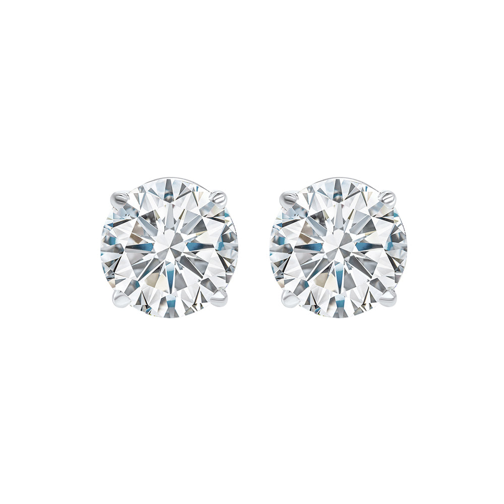 14Kt White Gold Diamond 1Ctw Earring