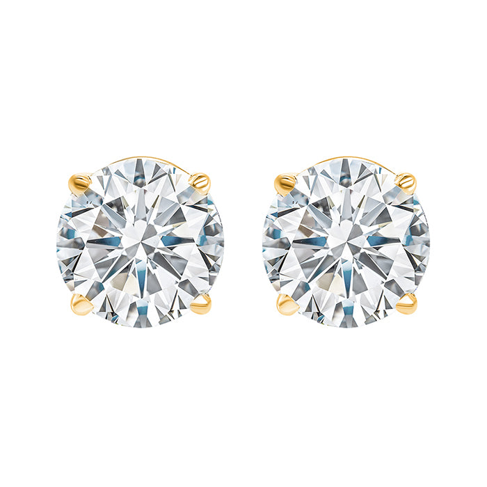 14Kt Yellow Gold Diamond 1 1/2Ctw Earring