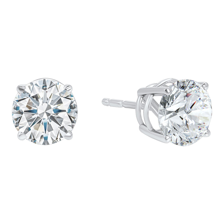 14Kt White Gold Diamond 2Ctw Earring
