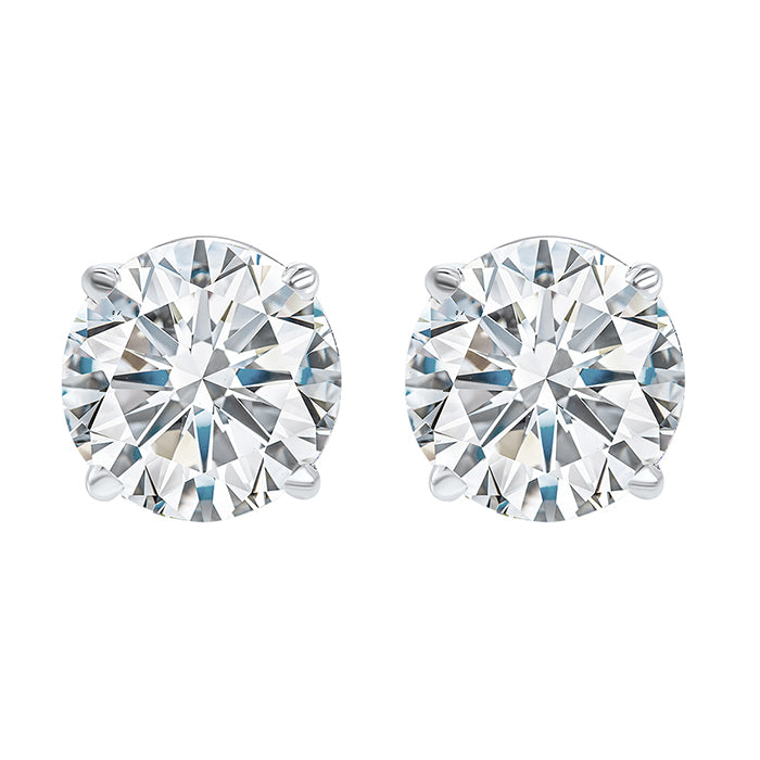14Kt White Gold Diamond 2Ctw Earring