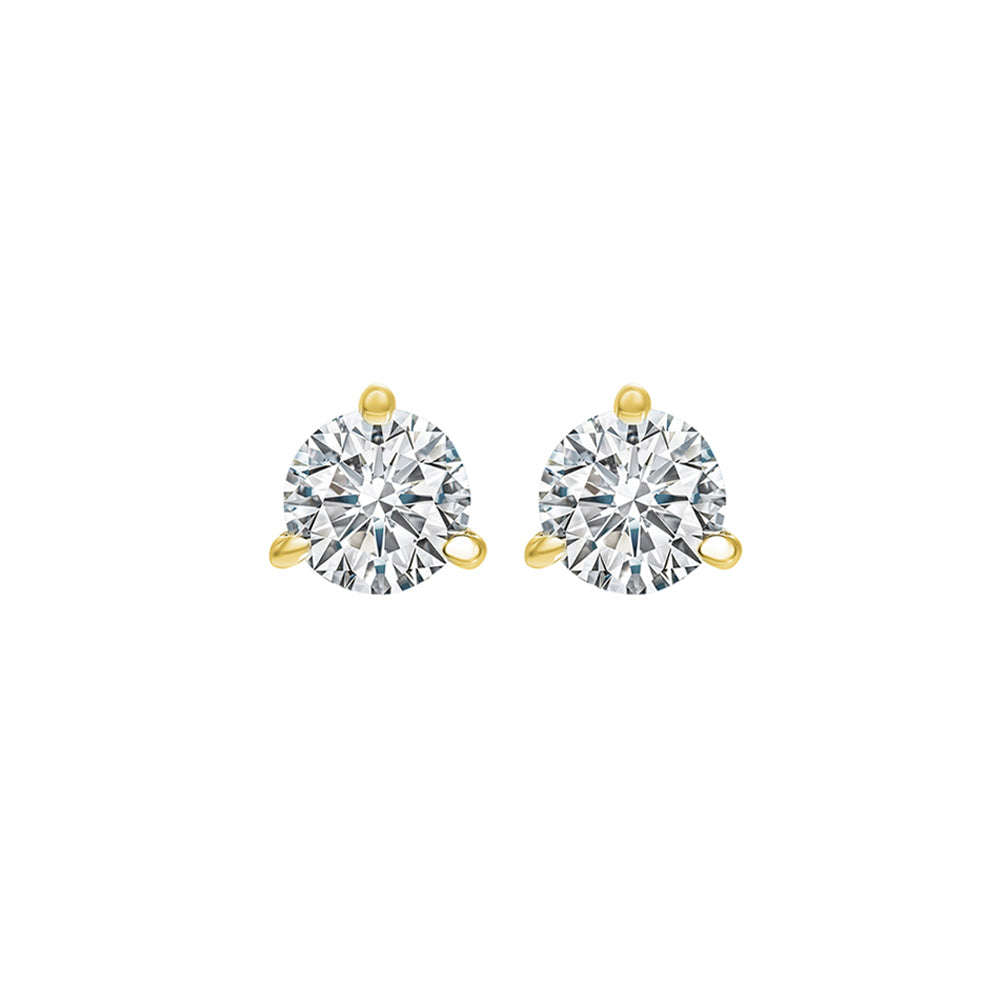 14Kt Yellow Gold Diamond 3/8Ctw Earring