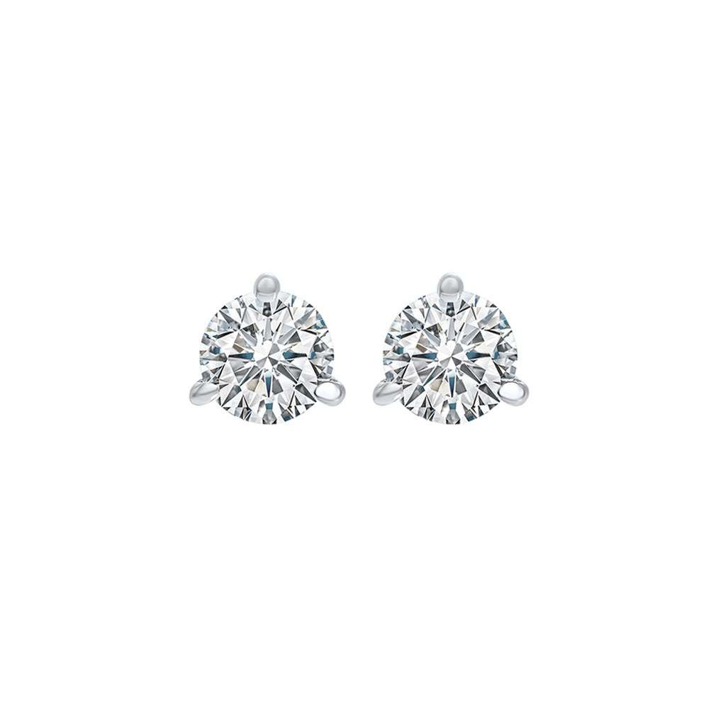 14Kt White Gold Diamond 3/8Ctw Earring