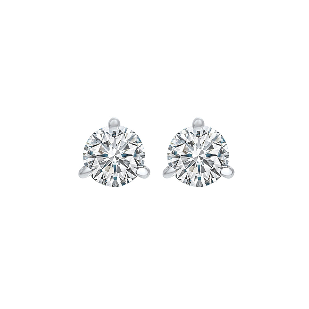 14Kt White Gold Diamond 1/2Ctw Earring