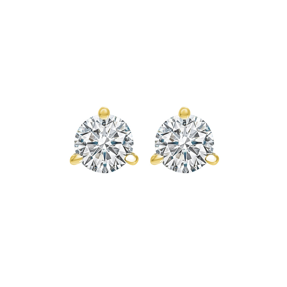 14Kt Yellow Gold Diamond 5/8Ctw Earring