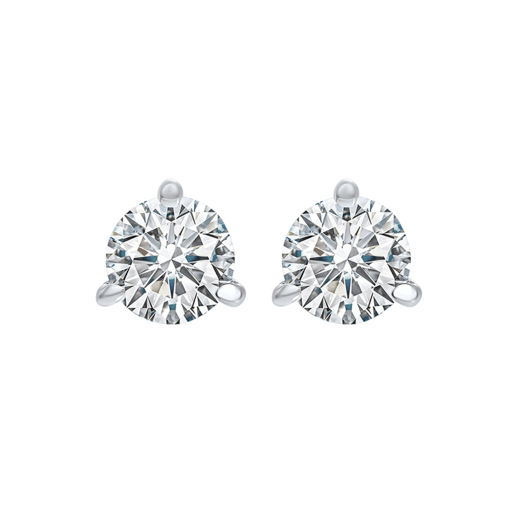 14Kt White Gold Diamond 1Ctw Earring