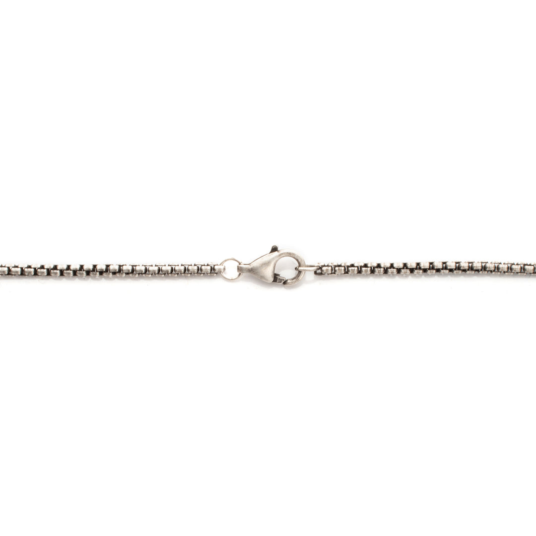 925 Sterling Silver White Sapphire Side Gem Lightning Bolt Pendant