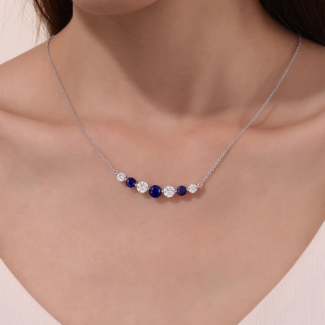 Alternating 7 Symbols Of Joy Necklace