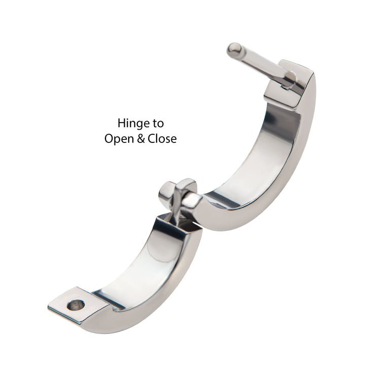 Titanium with Design 3mm Thick Hinged Segment Clicker