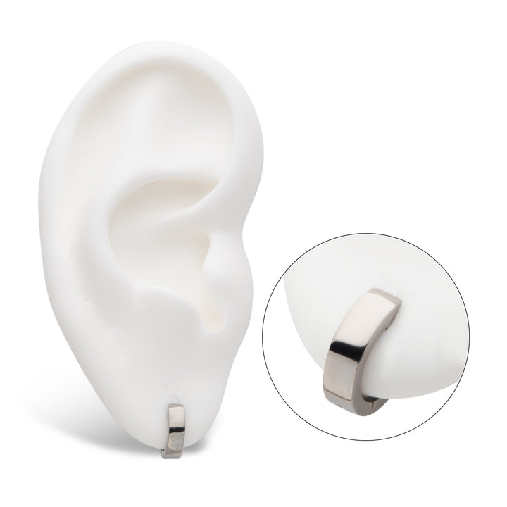 Titanium with Design 3mm Thick Hinged Segment Clicker