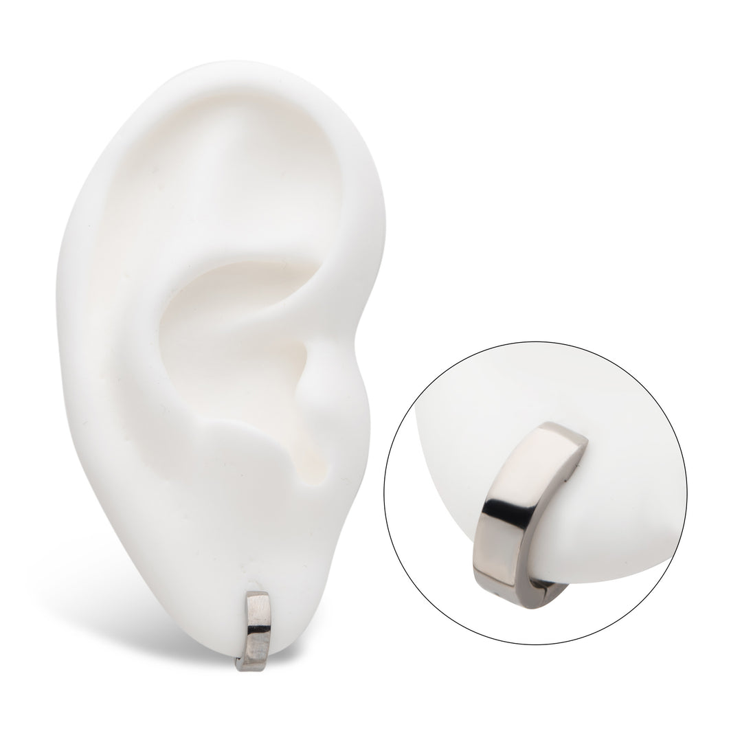 Titanium with Design 3mm Thick Hinged Segment Clicker