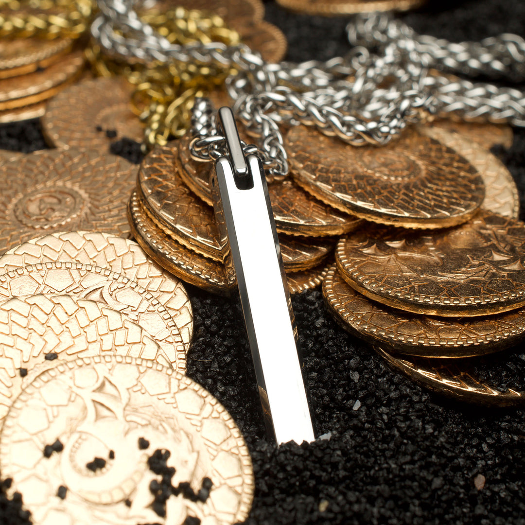 Tungsten Carbide Monolith Engravable Pendant