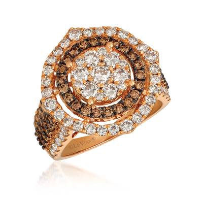 14K R/G RING 2.55 DIA