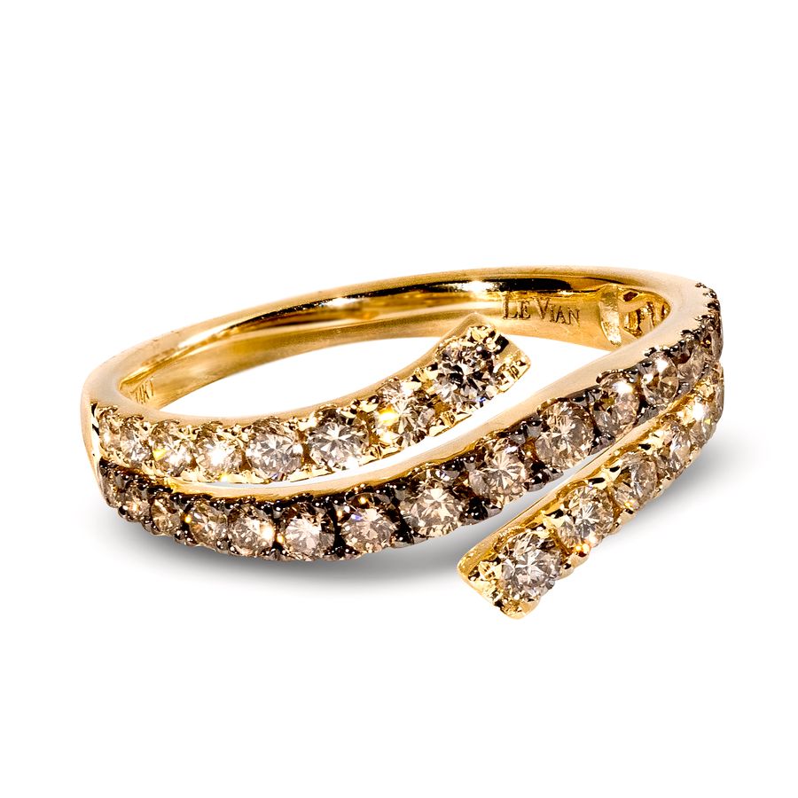 14K YELLOW GOLD DIAMOND  RING