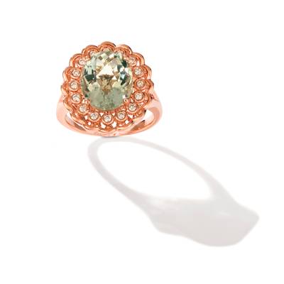 14K R/G RING 0.18 DIA 4.00 GM |H|