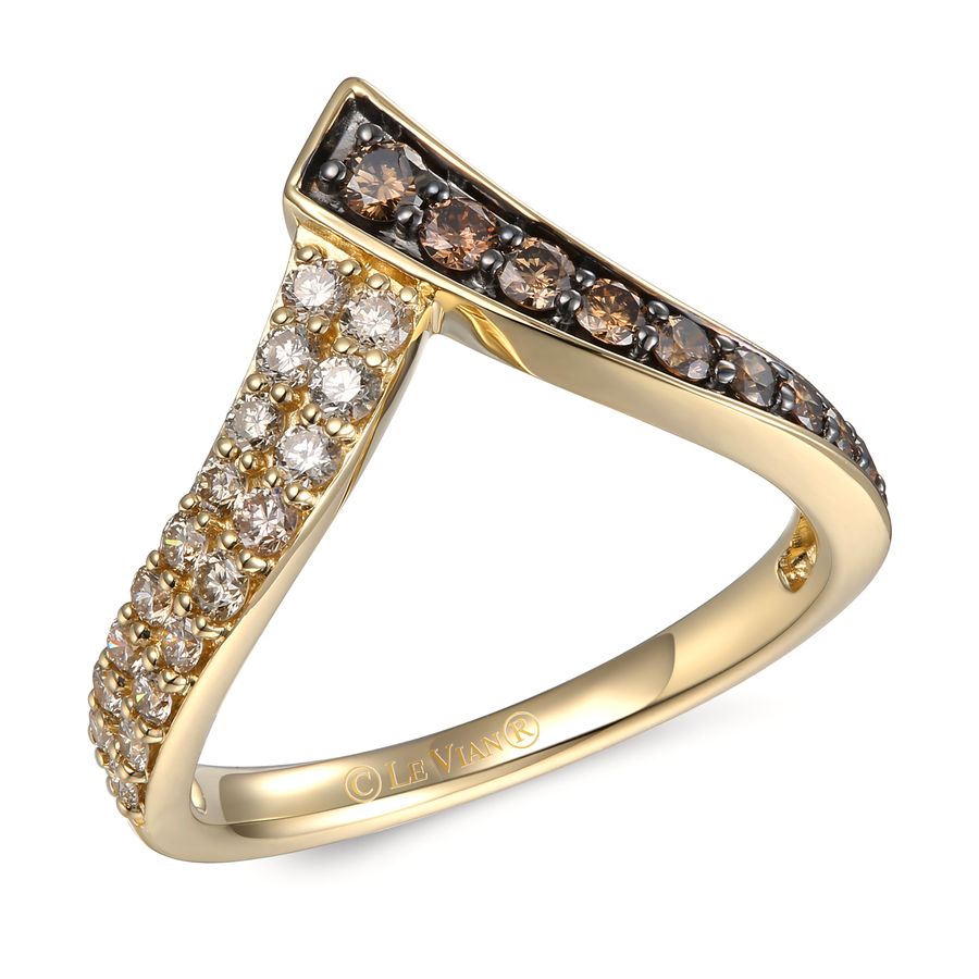 14K YELLOW GOLD DIAMOND  RING
