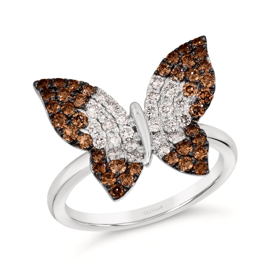 14K WHITE GOLD DIAMOND  RING