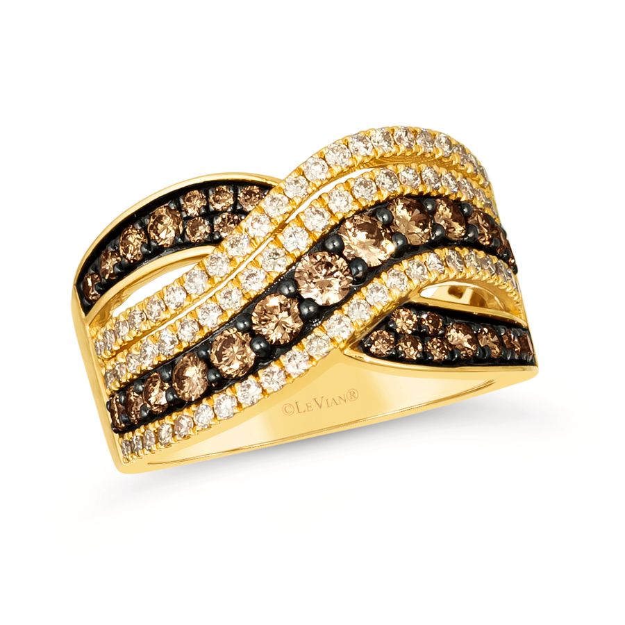 14K YELLOW GOLD DIAMOND  RING