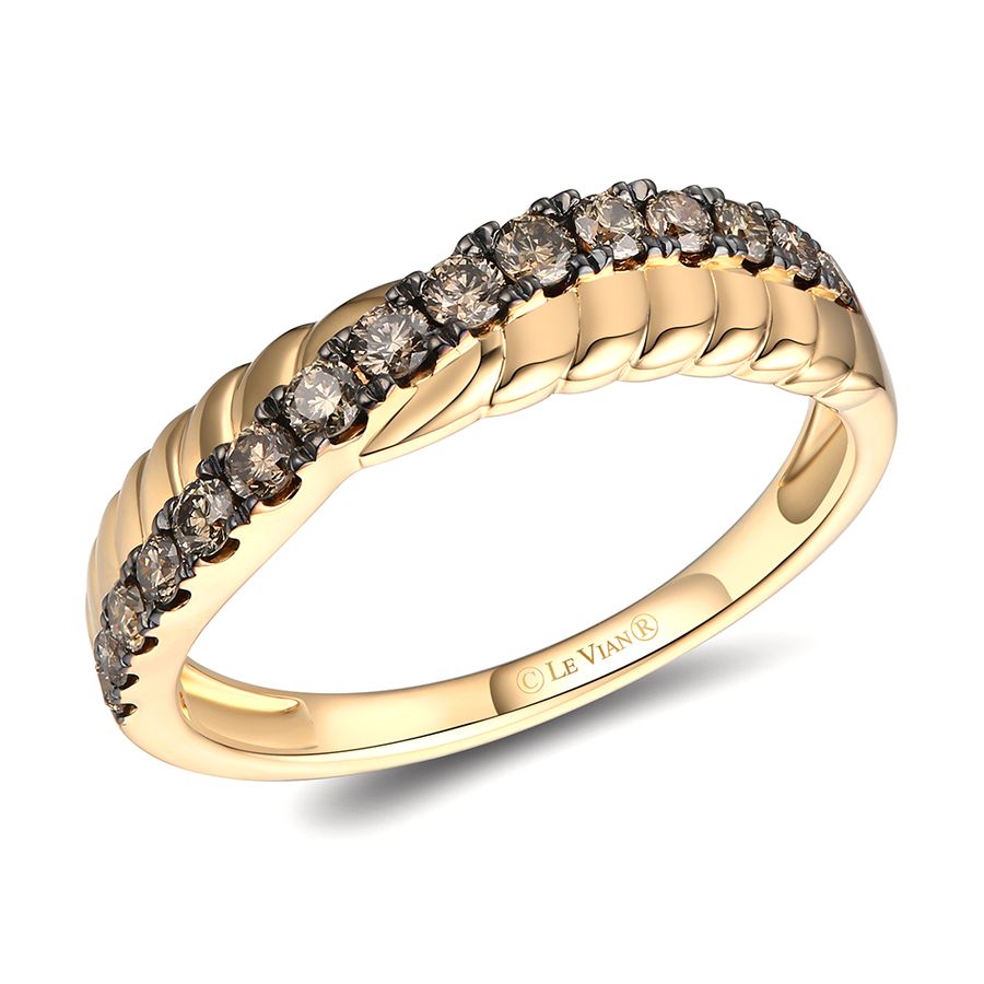 14K YELLOW GOLD DIAMOND  RING