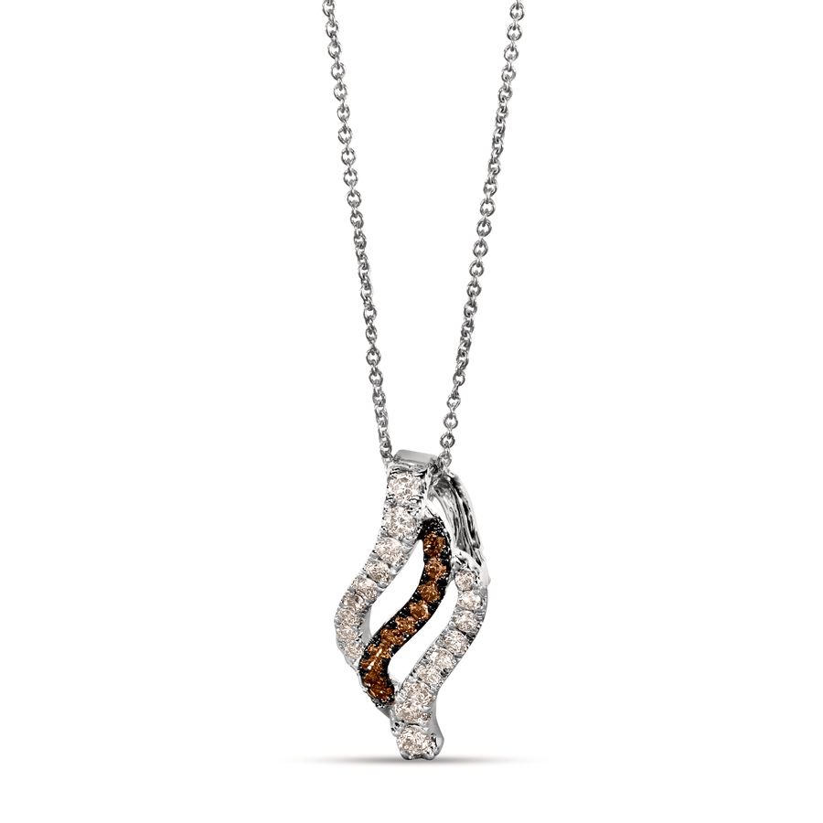 14K WHITE GOLD DIAMOND  PENDANT