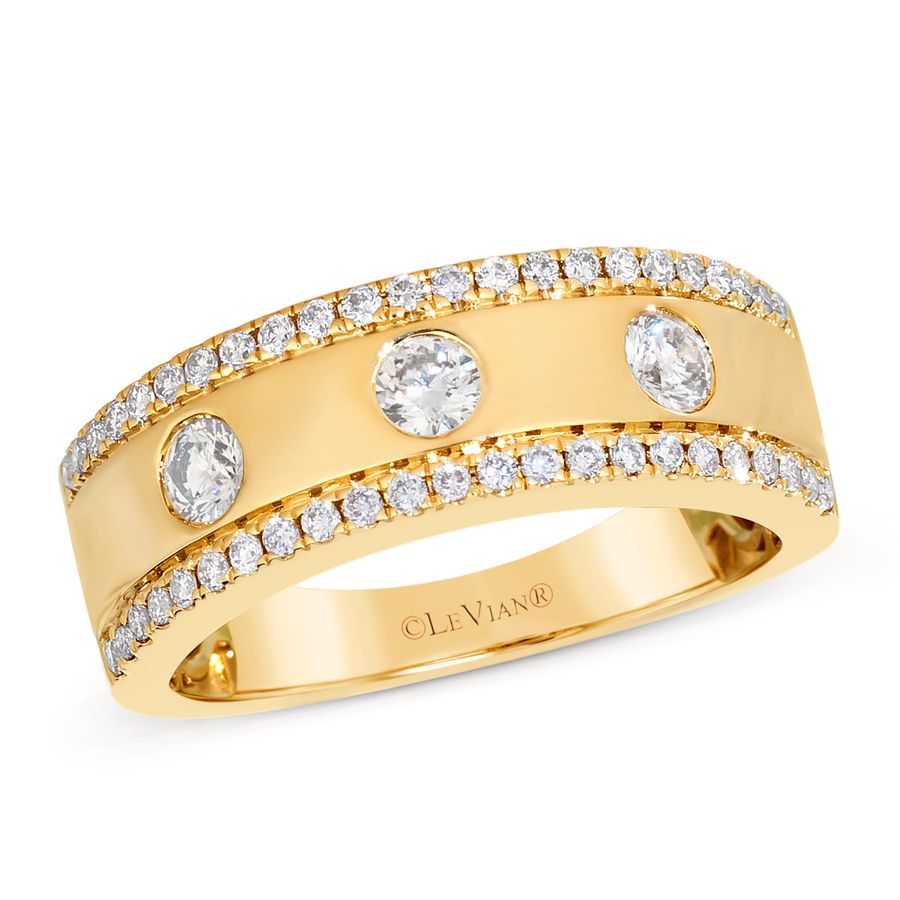 14K YELLOW GOLD DIAMOND  RING