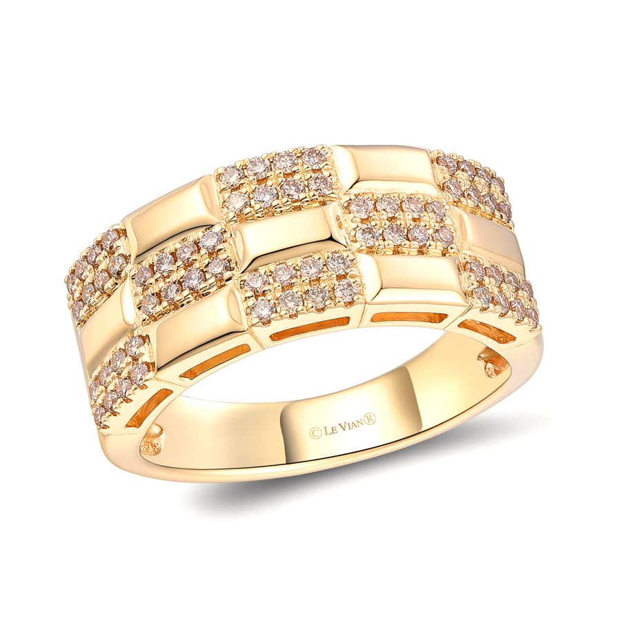 14K YELLOW GOLD DIAMOND  RING