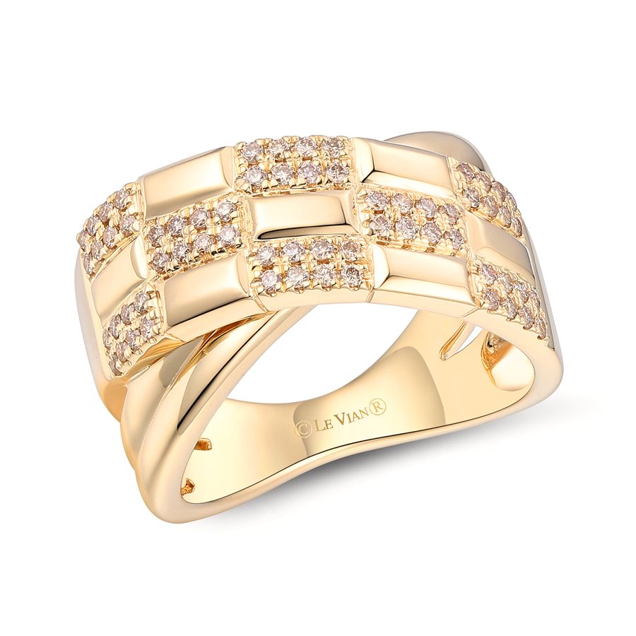 14K YELLOW GOLD DIAMOND  RING