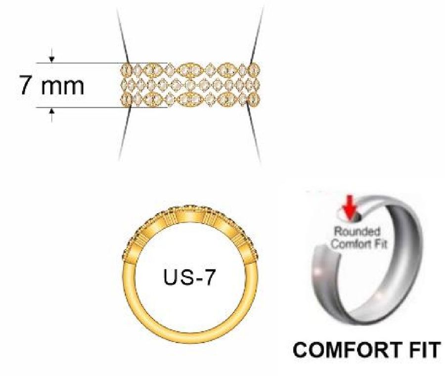 14K YELLOW GOLD DIAMOND  RING
