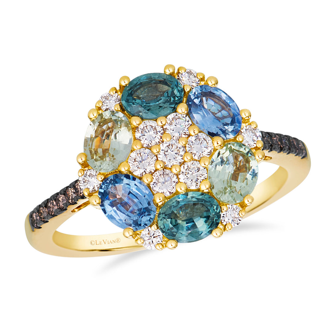 Honey Gold™Montana Sapphire Ombré™RING