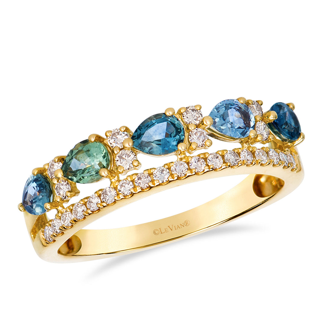Honey Gold™Montana Sapphire Ombré™RING