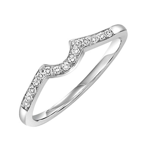 14Kt White Gold Diamond 1/5Ctw Ring
