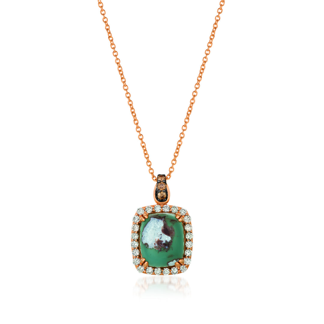 Strawberry Gold®Peacock Aquaprase™PENDANT