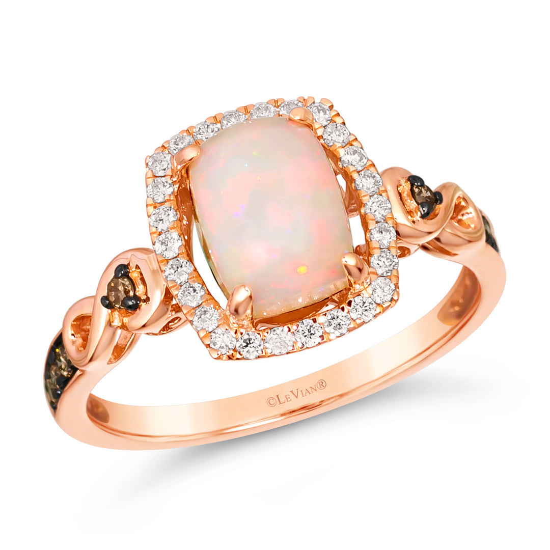 Strawberry Gold®Neopolitan Opal®RING