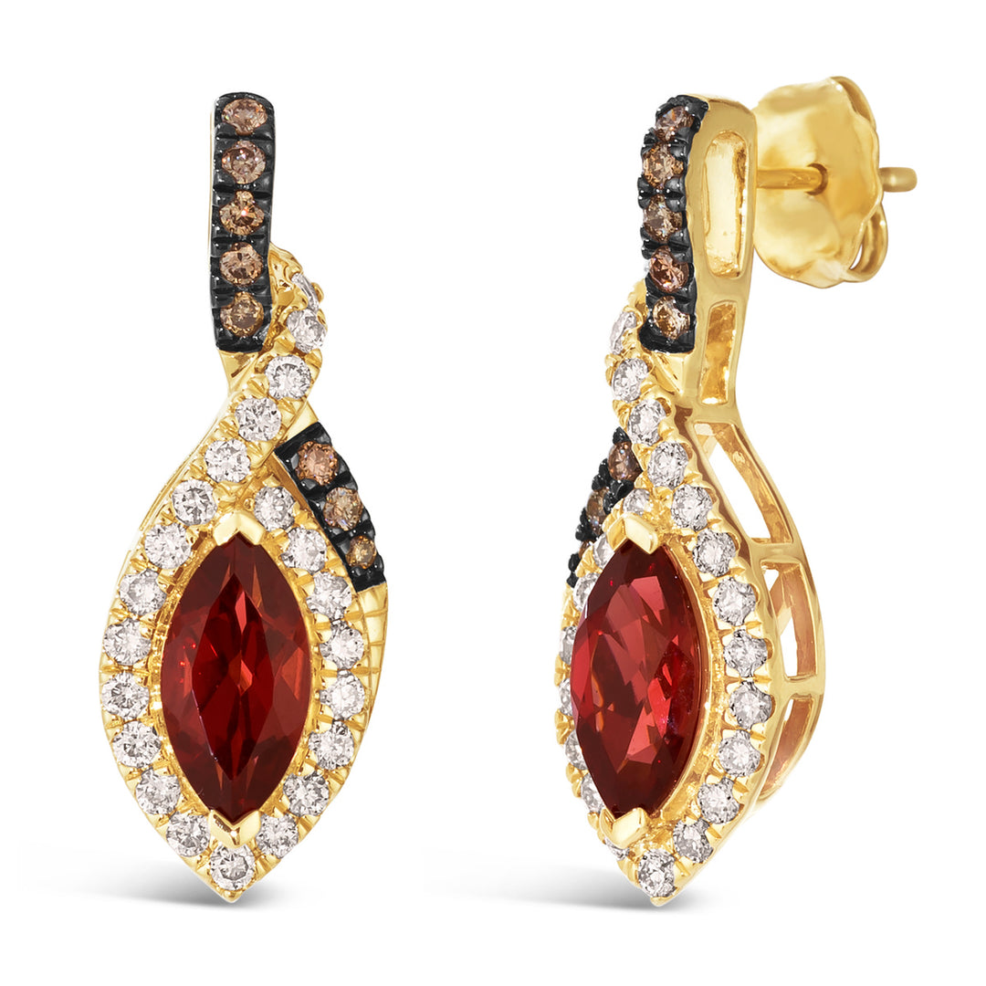 Honey Gold™Pomegranate Garnet™EARRINGS