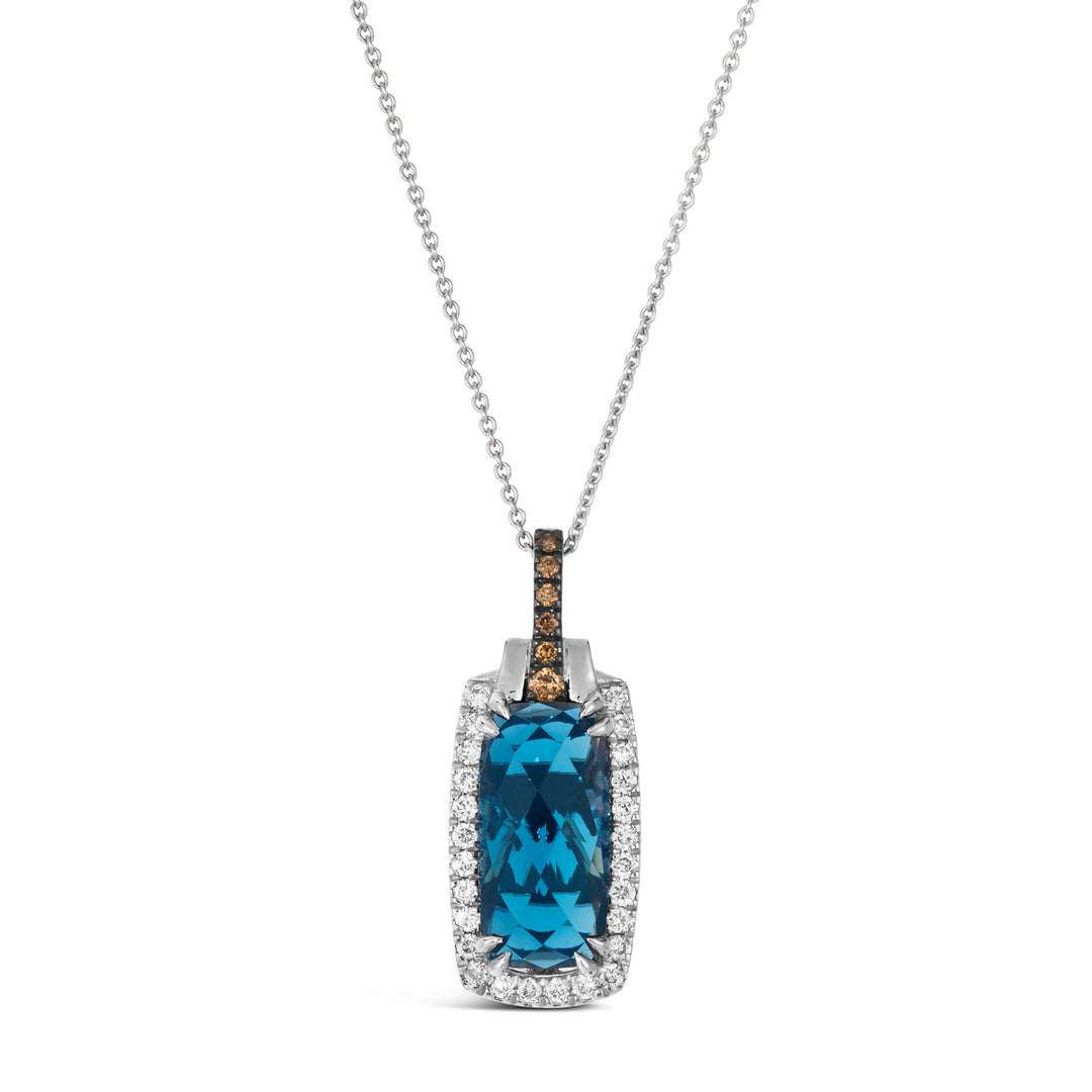 Vanilla Gold®Deep Sea Blue Topaz™PENDANT