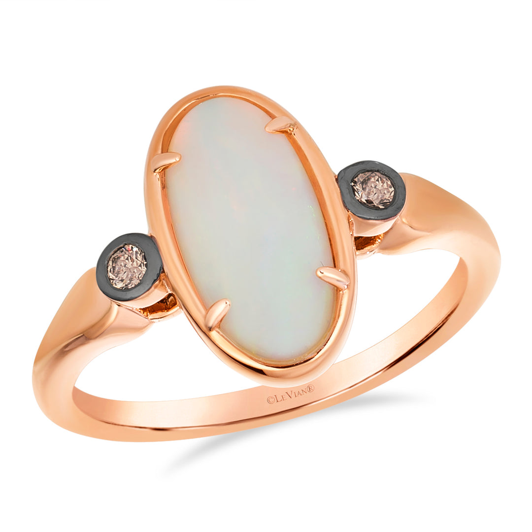 Strawberry Gold®Neopolitan Opal®RING