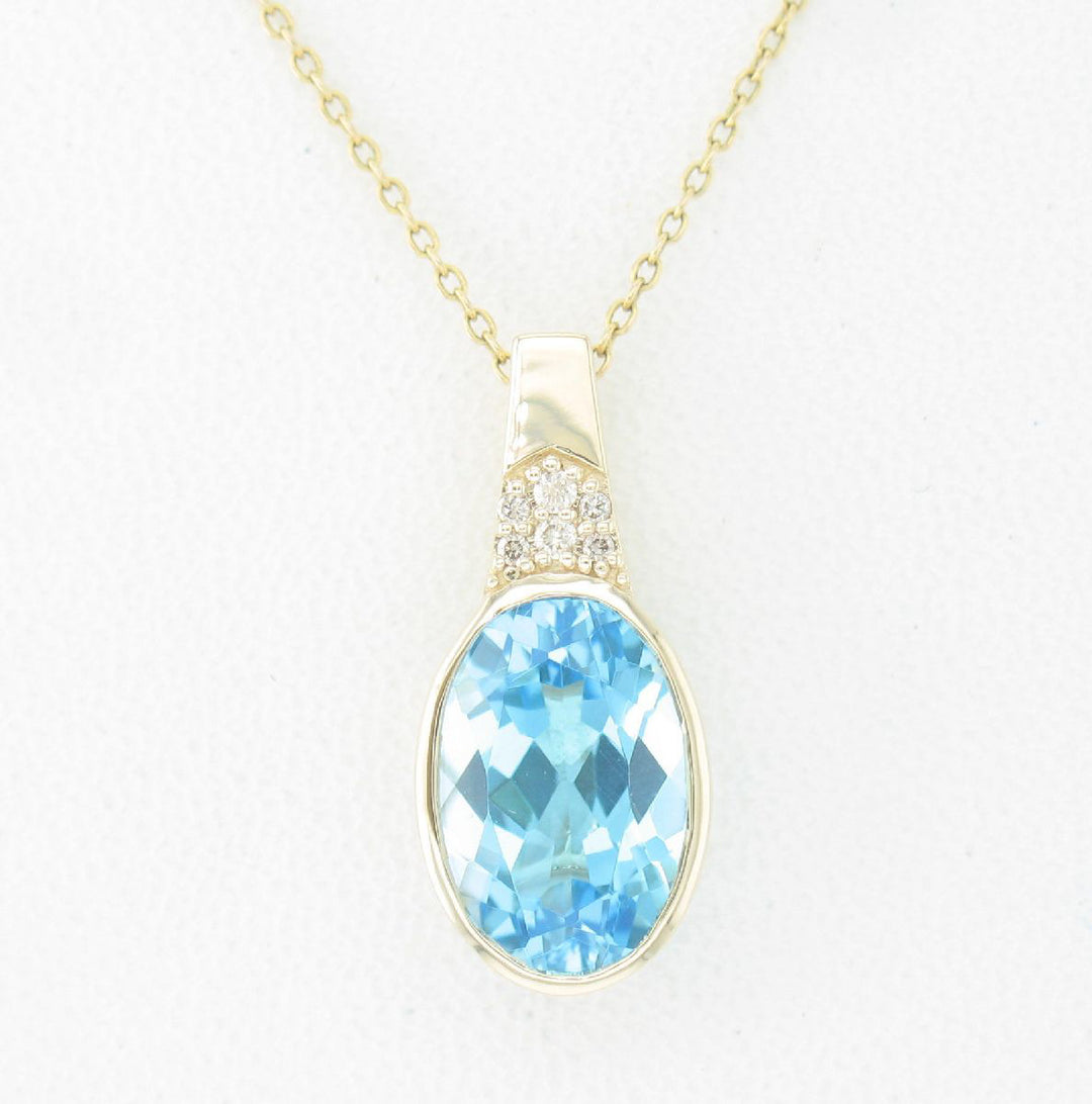 Honey Gold™Ocean Blue Topaz™PENDANT