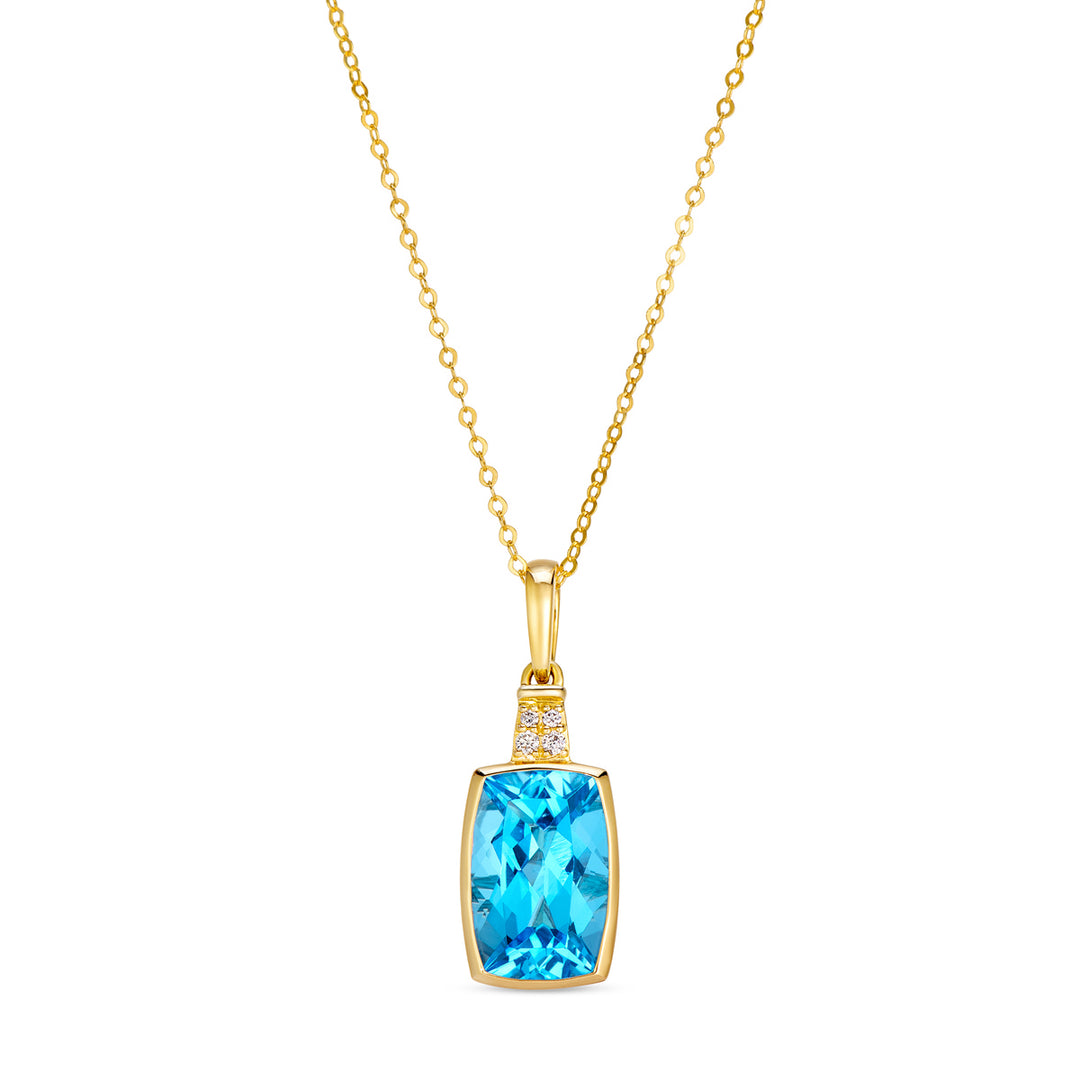 Honey Gold™Ocean Blue Topaz™PENDANT